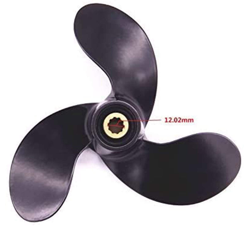 SouthMarine 58110-97JA0-019 Aluminum Alloy Propeller for Suzuki 2.5hp DF2.5 Outboard Motors A520 7 1/2x6