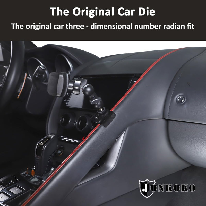 Car Central Control Armrest Car Phone Mount for Jaguar F-Type 2013-2026 Auto Mobile Phone Holder Accessories (Style E)