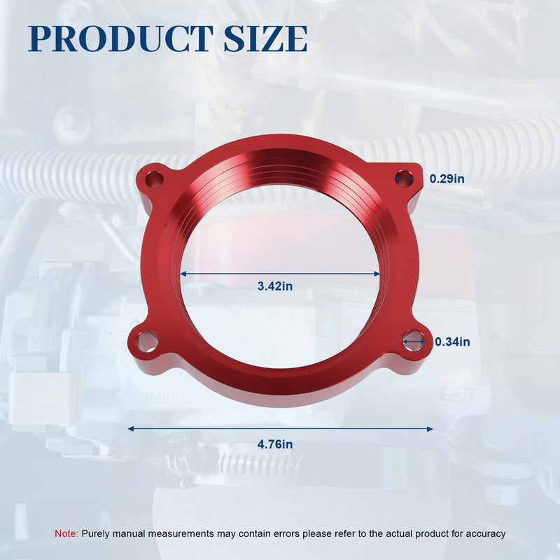 200-617 Throttle Body Spacer Compatible With Chevrolet Silverado GMC Sierra 4.8L 5.3L 6.0L 2007-2013