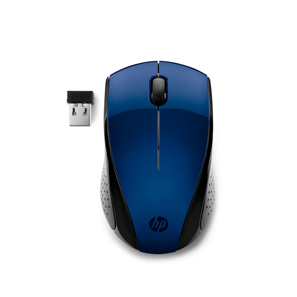 HP X3000 G3 Wireless Mouse - Blue, 15-Month Battery, Side Grips for Control, Travel-Friendly, Blue LED, Powerful 1600 DPI Optical Sensor, Compatible with Wins PC/Laptop, Mac, Chromebook (683N8AA#ABL) New Version