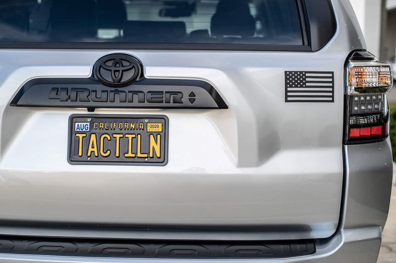 Tactilian American Flag Magnet cut-out - Tactical Car Decal Magnets Made in USA for Car, Truck, SUV Black Set