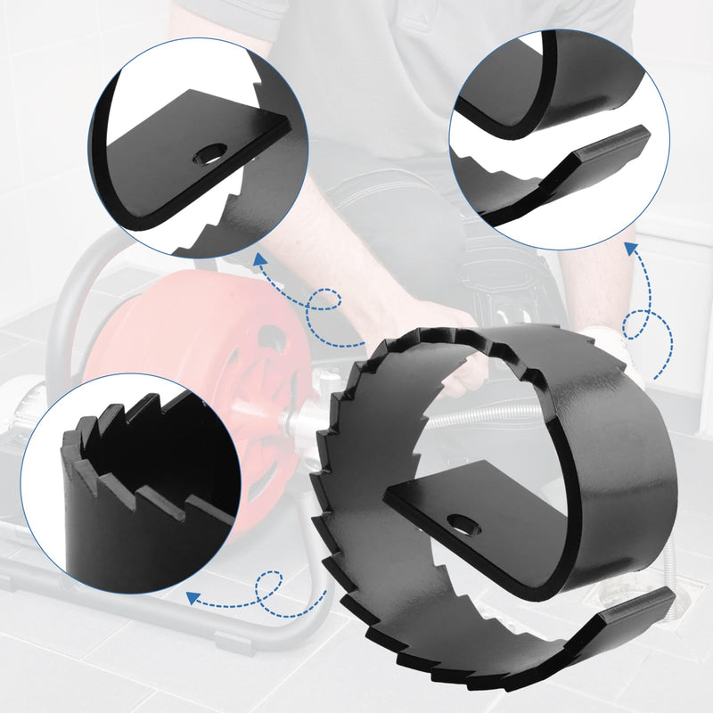 3HDB Heavy Duty Root Saw Drain Cleaner Cutter for General Wire 5/8 to 3/4 Inch Drain Cables that have connectors