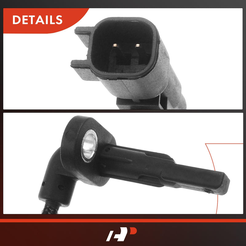A-Premium ABS Wheel Speed Sensor Compatible with Chevrolet Models - Malibu 2013-2015, Impala 2014-2019, Malibu Limited 2016, Sedan - Front Driver and Passenger Side, Replace# 22831244, 23483145 Pack of 2
