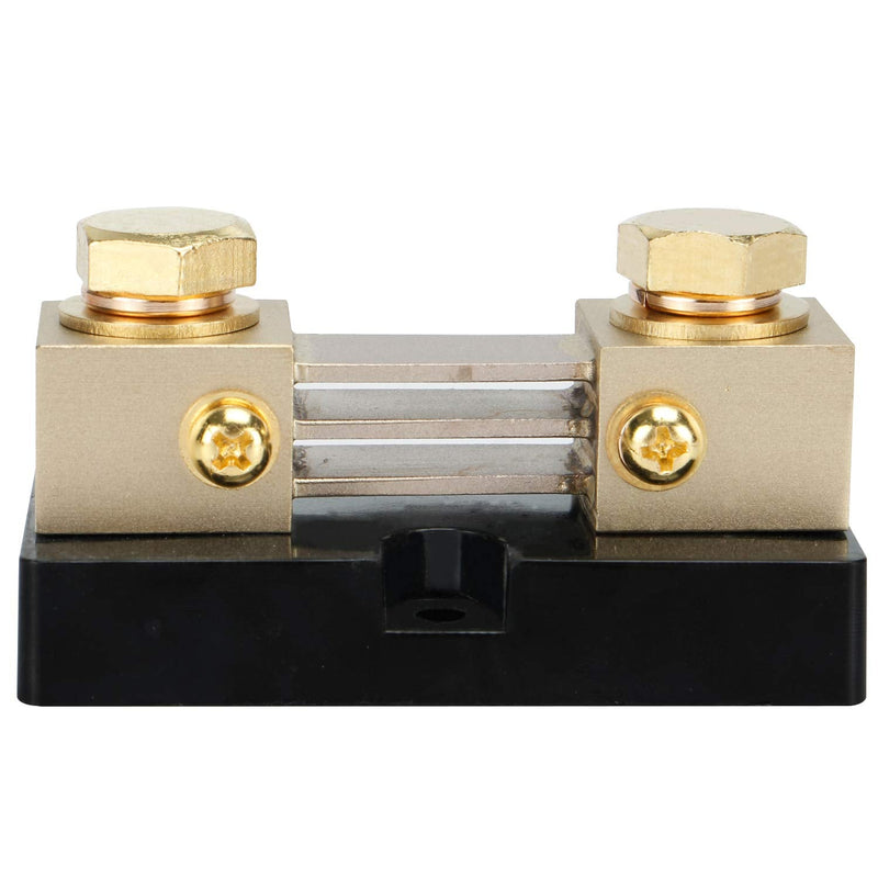 CG 500A 75mV Electrical Ammeter DC Current Shunt Resistor Kit,Metal Ampere Current Shunt,Copper DC Shunt Resistance Resistor Kit