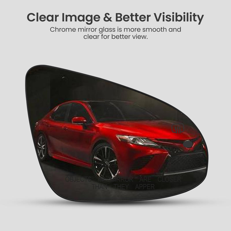 Passenger Side Mirror Replacement For Camry/Camry Hybrid 2012-2017 Avalon 2013-2018 - Side Mirror Glass Heated Mirrors for Camry- Side Mirror Replacement for Camry Accessories Right (Passenger Side)