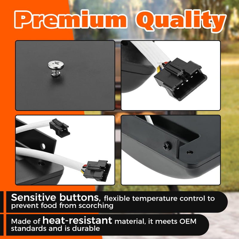 Digital Thermostat Controller Replacement for Masterbuilt Electric Smoker 20071914/20071814 / 20070511 – 275°F Precise Temp Control Panel Kit