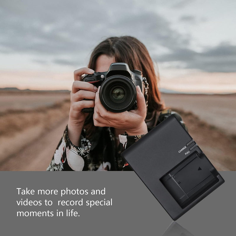 LP-E10 LC-E10C Quick Wall Battery Charger Compatible for Canon EOS Rebel T7 T100 T6 T5 T3, EOS 2000D 3000D 4000D 1300D 1200D 1100D 4000D DSLR Digital Cameras & More(NOT for T3i T5i T6i T6s T7i)