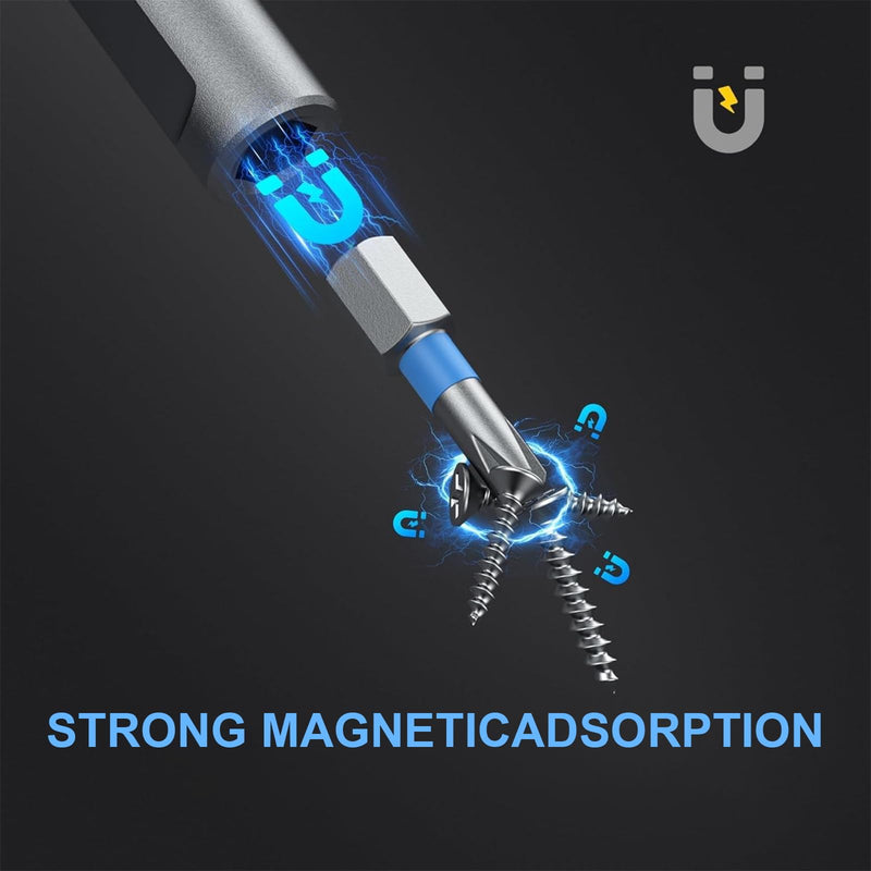 42-in-1 Magnetic Screwdriver Set, DIY Ratchet Screwdriver Set with Detachable Handle, Portable Compact Repair Tool Kit for Furniture Laptop Electronicsv Bicycle 42 in 1
