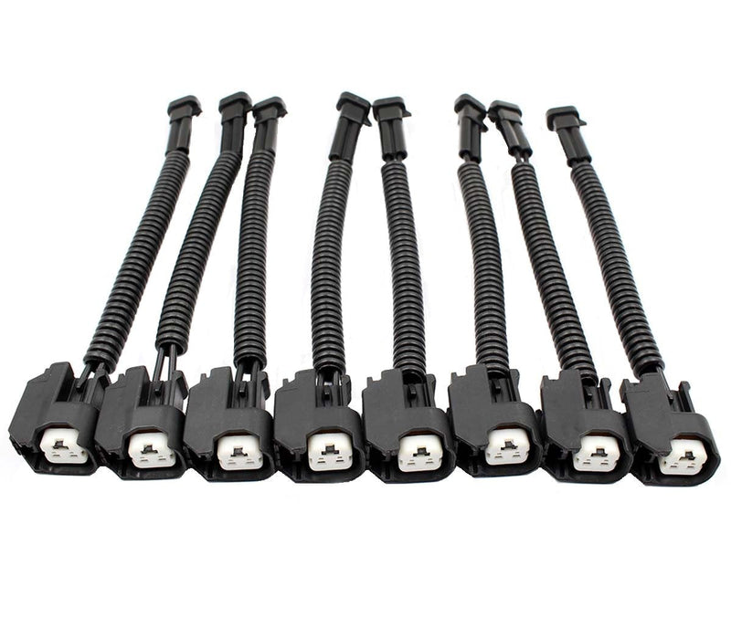 AUTOKAY Injector Adapters Compatible with LQ4 LQ9 4.8 5.3 6.0 Delphi Wire Harness to LS2 LS3 LS7 EV6