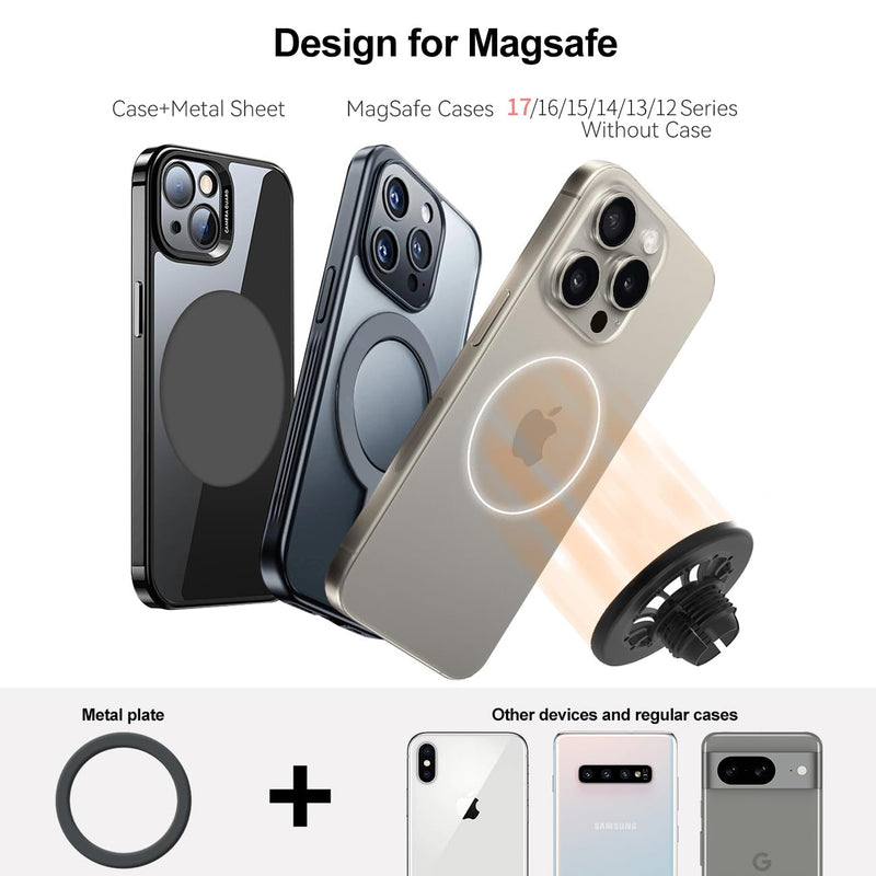 for MagSafe BMW 2/3/4 Series Mount Charger, Exclusive fits for BMW 2 Series 2014-2021, 3 Series 2014-2019 and 4 Series 2014-2020, for iPhone 17-12 Intelligent Heat Dissipation Fast Charging 15W