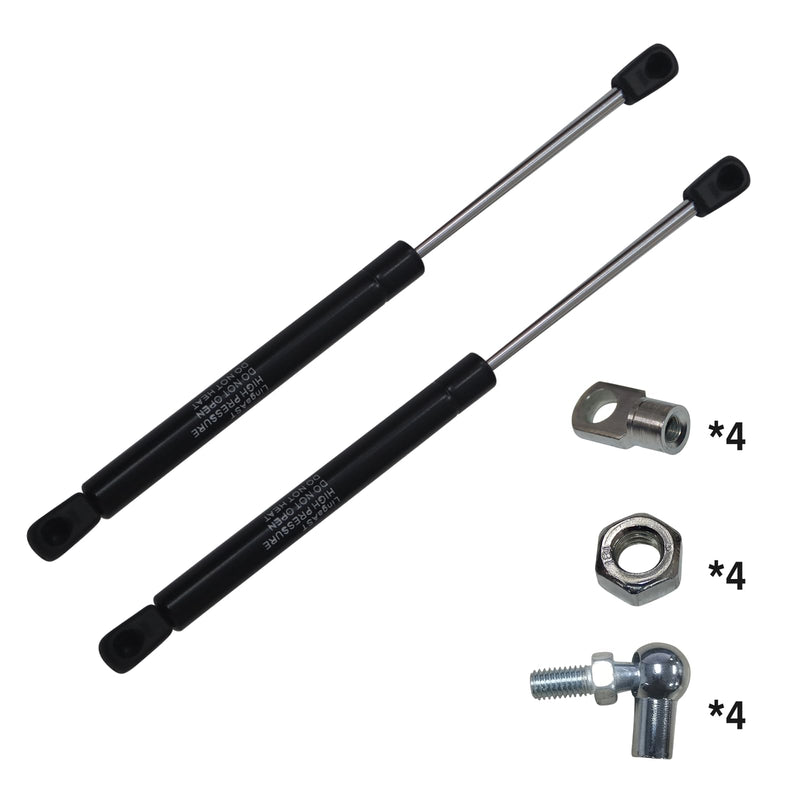 Gas Spring Prop Struts Shock Lift Supports 10 Inches 40lb with L Mount for TV Cabinet Hatch Trap Door RV Bed Floor Heavy Duty Box Lid Window (40lb, 10in)
