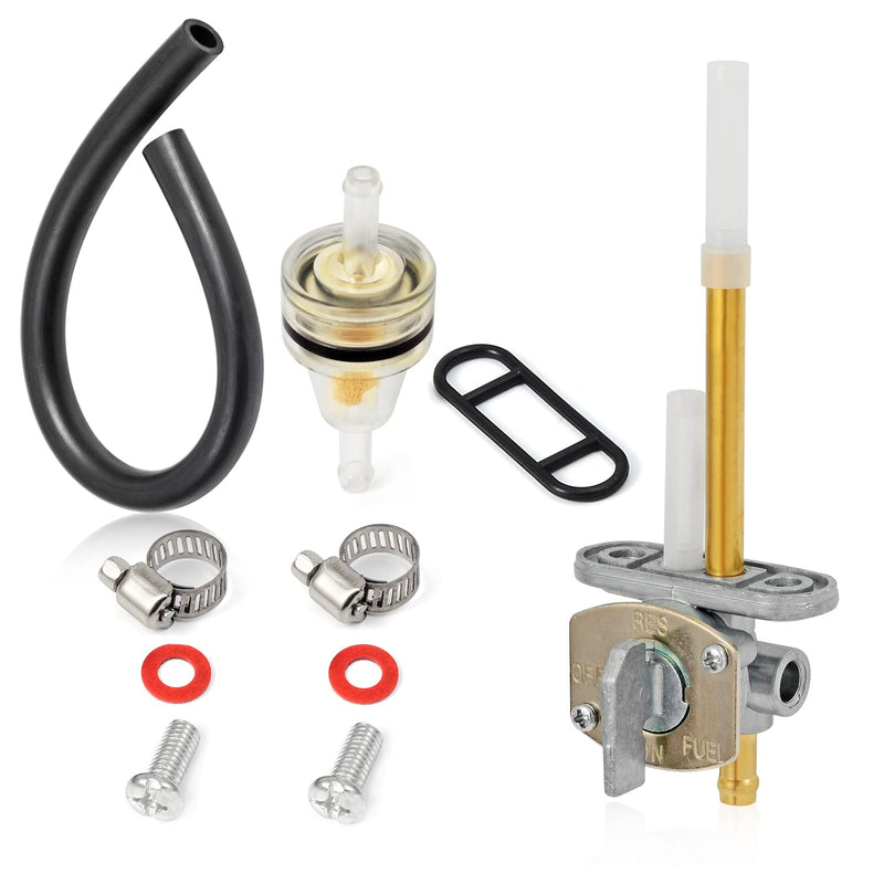 Fuel Valve Petcock Kit For Yamaha Big Bear 350 1987-1999 Kodiak 400 4WD 1993-1999 YZ125X 2020-2022 YZ250X 2016-2022
