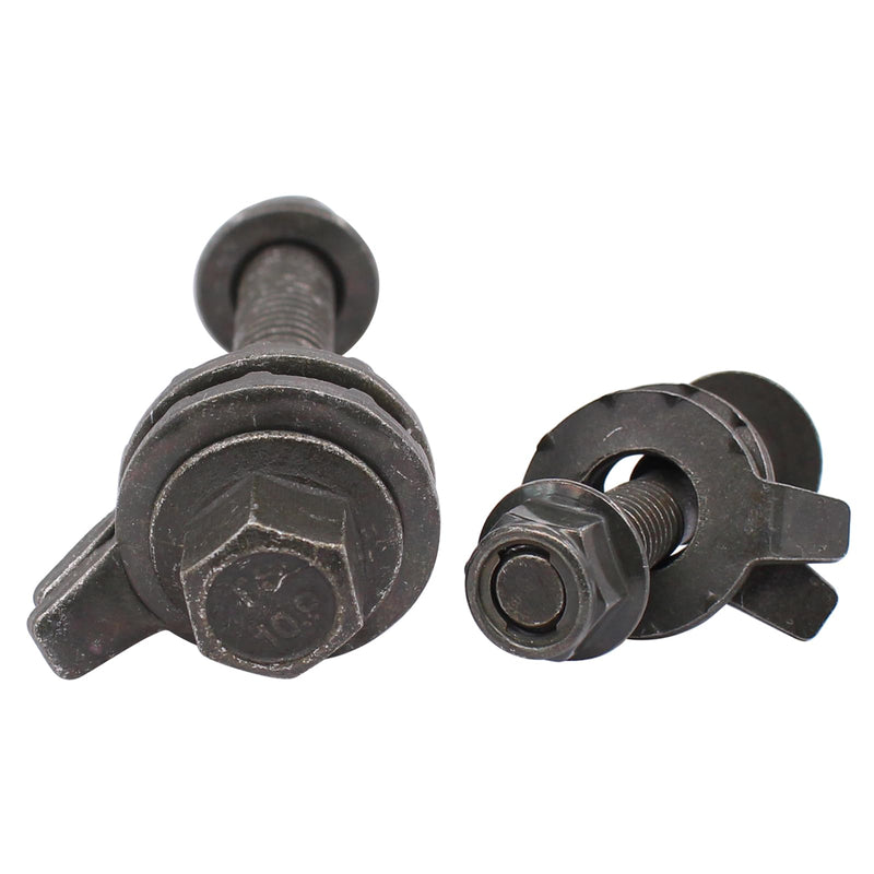 ApplianPar Pack of 4 14mm Cam Bolt Kit Adjustable Camber Correction Alignment Kit for Vehicles Front Left and Right Wheel