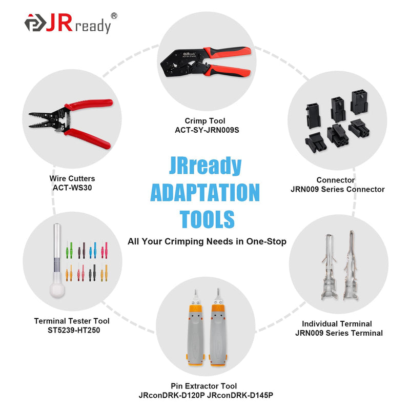 JRready Molex Micro-fit 3.0 Connector Kit 2 4 6 Circults MX3.0 Power Plug Receptacle 43020 Series 20-24AWG Wire Crimp Terminals 43031 Series Pins Sockets Connectors 3.0mm Pitch 196Pcs ST6516 2 4 6 Pin