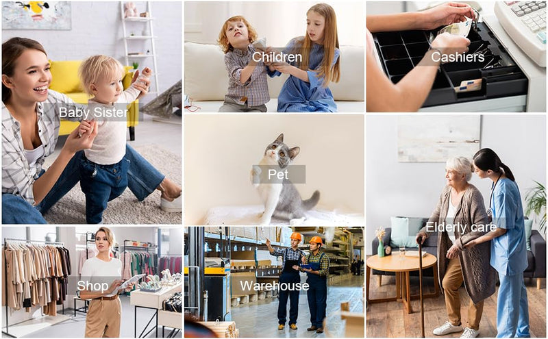 Wireless DIY Hidden Camera Portable 1080P HD WiFi Remote Real-Time Mini Spy Camera Nanny Cam Security Camera for Indoor Security