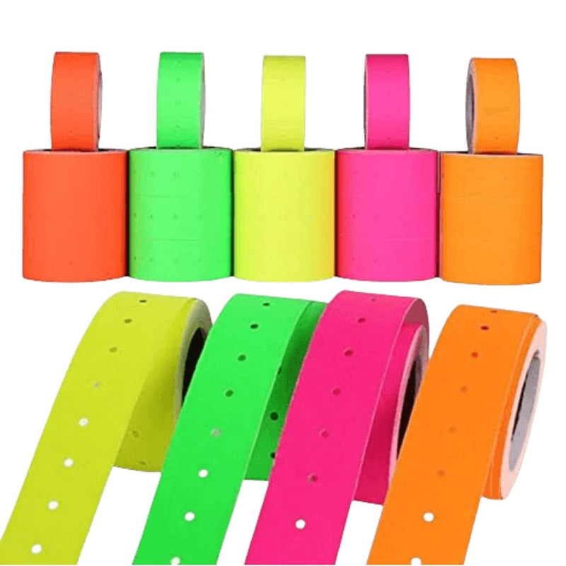 10 Rolls Price Labels for MX-5500 Price Gun Stickers 4000pcs Pink Price Gun Labels for Retail Shop Office Pricemarker Labels (Pink)