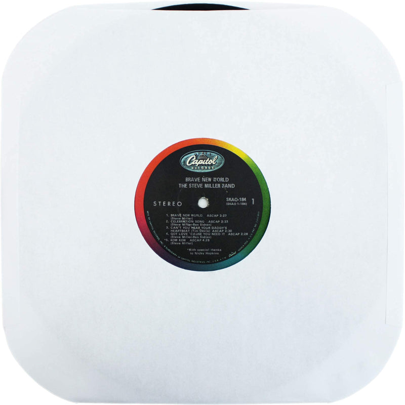 (25) Archival Quality Acid-Free Heavyweight Paper Inner Sleeves for 12" Vinyl Record Albums #12IW 25