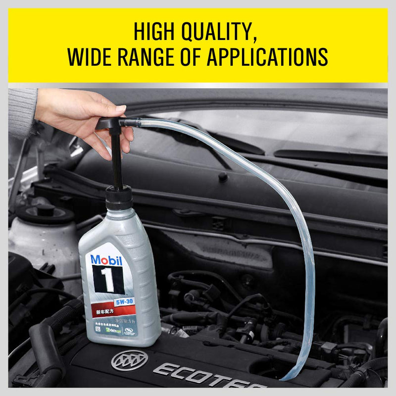 SEDY Lubricant Fluid Transfer Pump,Transmission Fluid Pump,Gear Oil Pump for Gallon Bottles & Wide Mouth Quart Bottles,Differential Fluid Pump,Hand Transfer Gear Oil,Transmission & Differential Fluid Black