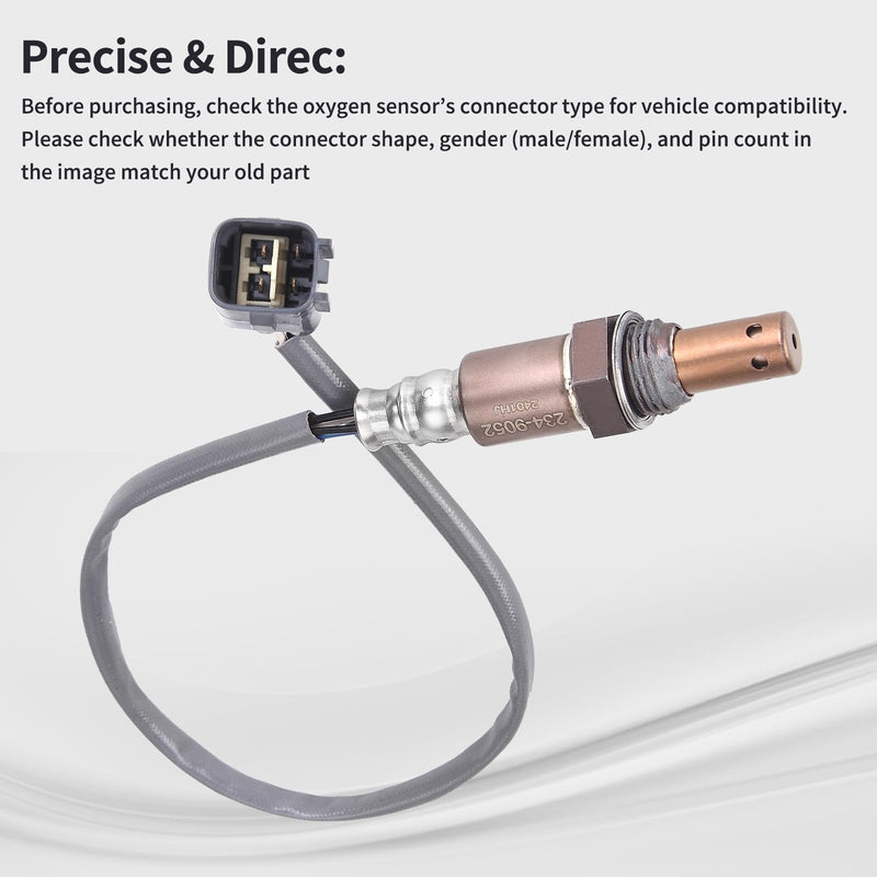 O2 Oxygen Sensor Upstream Fits for Toyota 4Runner Corolla FJ Cruiser Highlander Matrix Sequoia Land Matrix, for Lexus GS300 GS350 GS430 GS460 IS250 LS460 LS600H Replace 234-9052
