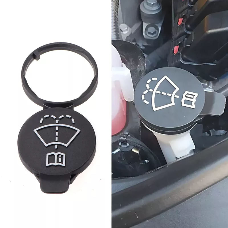 Windshield Wiper Washer Fluid Reservoir Tank Bottle Cap Cover For Chevrolet，For Buick, For Cadillac, For GMC，For Chevrolet part of the model BLACK 1