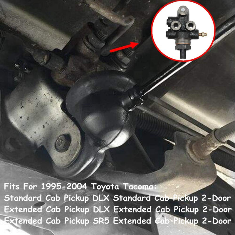 47910-35320 Brake Proportioning Valve w/Vent Valve Compatible wuth1995-2004 T'-oyota Tacoma - Part# 47910-27081 Brake Load Sensing Proportioning Valve