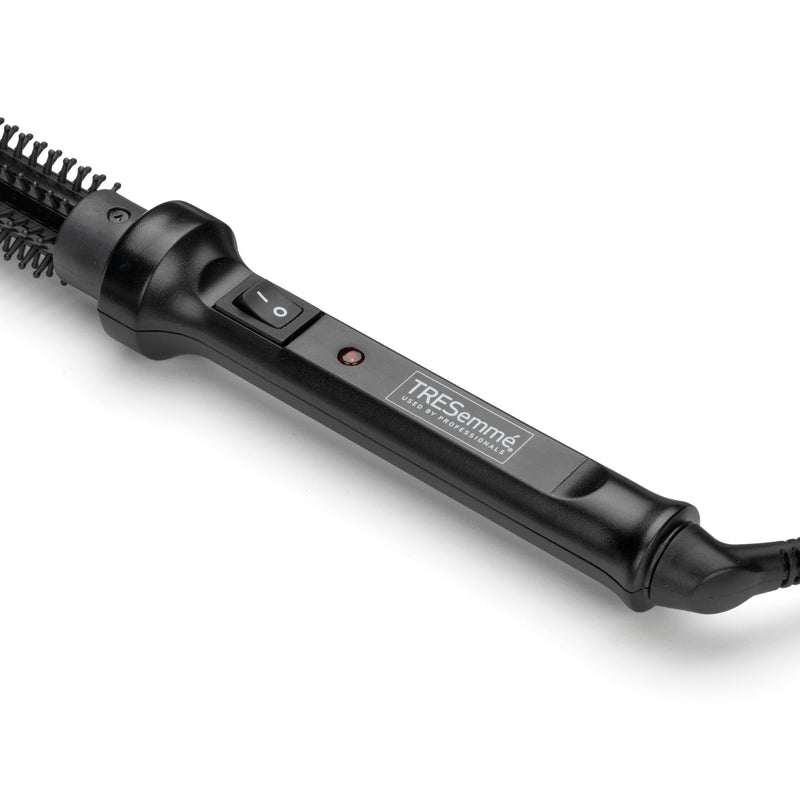 TRESemme Ceramic Hot Brush - Professional 19mm Styling Tool for Volume & Shape, Firm Bristles, High Shine Finish, Up to 180°C Heat, Worldwide Voltage, 9371TU