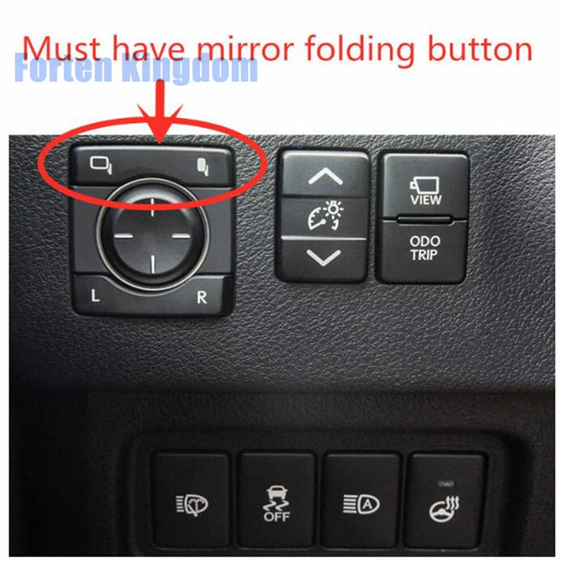 OBD Auto Window Closer & Power Folding Mirror Kit for Lexus GX460 2010-2019 | 3-in-1 Smart Module: Auto Window Roll Up/Down, Mirror Fold/Unfold, Speed-Sensing Door Lock | Plug & Play Installation