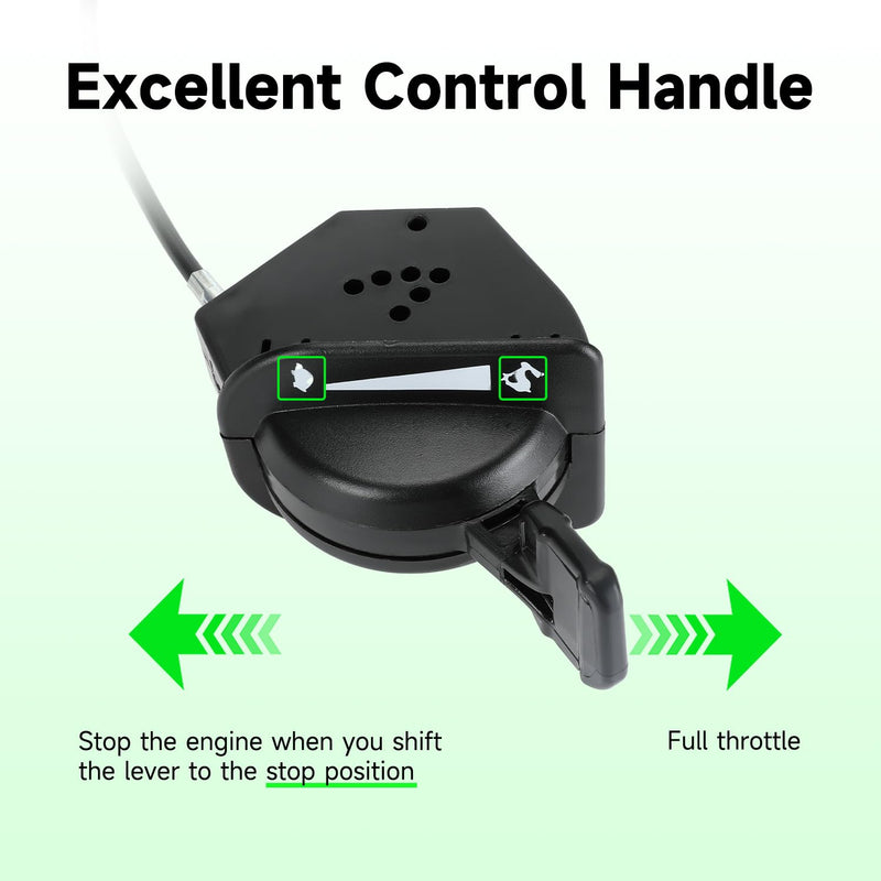 946-05098C Throttle Choke Cable Compatible with Cub Cad-et XT1 LT50 LT46 GT50 GT54 XT2 LX46 LX50 Craftsman MTD Riding Lawn Mower, 746-05098C Control Cable Lawnmower Parts 946-05098A 946-05098B 946-05098C