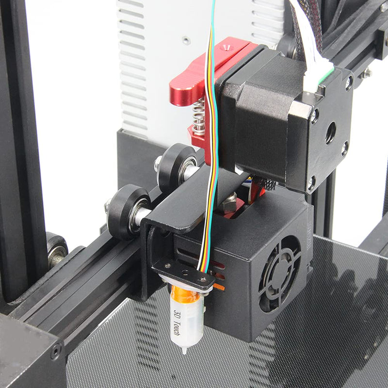 Upgrade 3D Printer Direct Extruder Support Kit with Stepper Motor Easy Print Flexible Filament for Creality Ender-3, Ender 3 Pro,CR-10,CR-10S (Support Plate Kit with Motor) Support Plate Kit with Motor