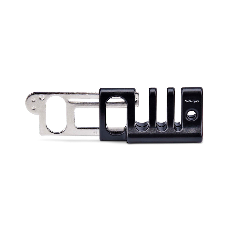 StarTech.com Peripheral Cable Anchor Lock, Secure Keyboard/Mouse, Cable Trap w/Metal Plate, Use w/Laptop Security Cable Cable Organizer Lock