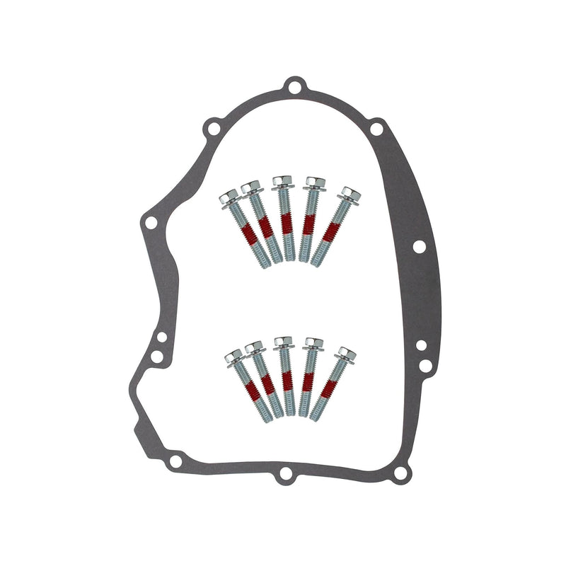 iFJF 594195 Crankcase Gasket Kit with Bolts and Crank Case Gasket Replacement for B&S Small Gasoline Engines Model Replace 591911 697227 690945 273488 Lawnmowers Parts Accessories