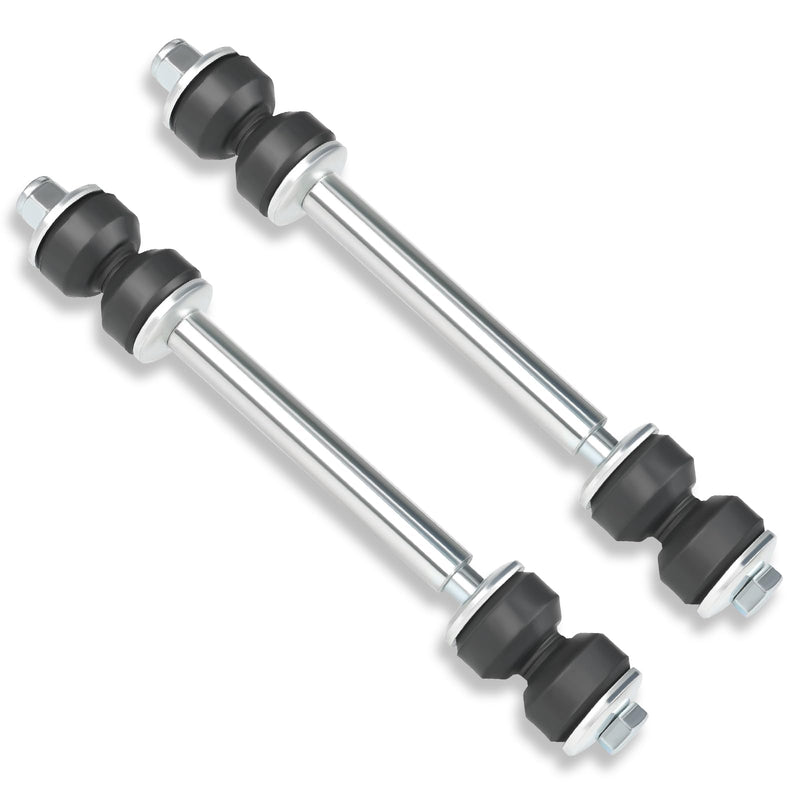 2PCS Front Sway Bar End Links Front Suspension Kit Compatible with 1988-2019 Chevy Silverado 1500/2500 Avalanche Tahoe Cadillac GMC Sierra Hummer Replacement for K80631 Sway Bar Links