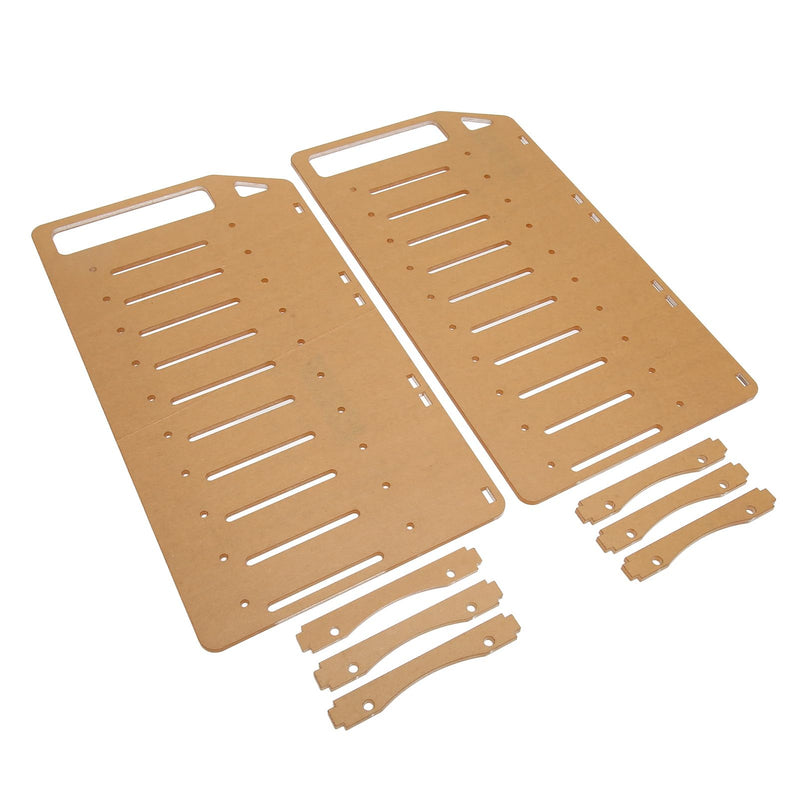 DIY Hard Drive Bracket, Multi Layer Acrylic Rack for Desktop with Accurate Mounting Hole, Supports Multiple 3.5inch Hard Drives, Easy Installation (10 Layers) 10 Layers