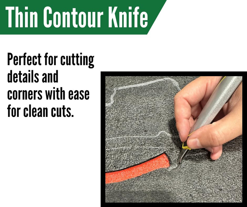 Kaizen Foam Cut Kit - Deluxe | Kaizen Foam Cutting Tool Kit | Kaizen Foam Cutting Tools Kit | Kaizen Foam Tools | Kaizen Foam Knife | Kaizen Foam Knife (Deluxe (w/Kaizen Holester) Deluxe (w/ Finger Hole Tool)