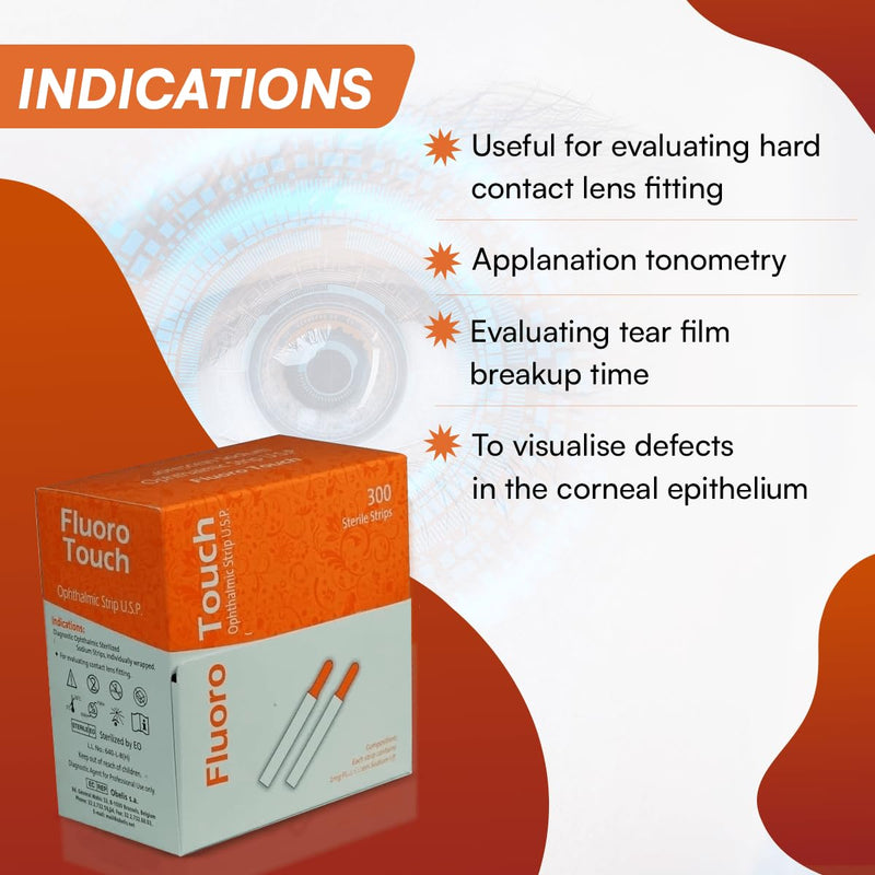 Fluoro Touch Strips - 300 Strips by KASHSURG