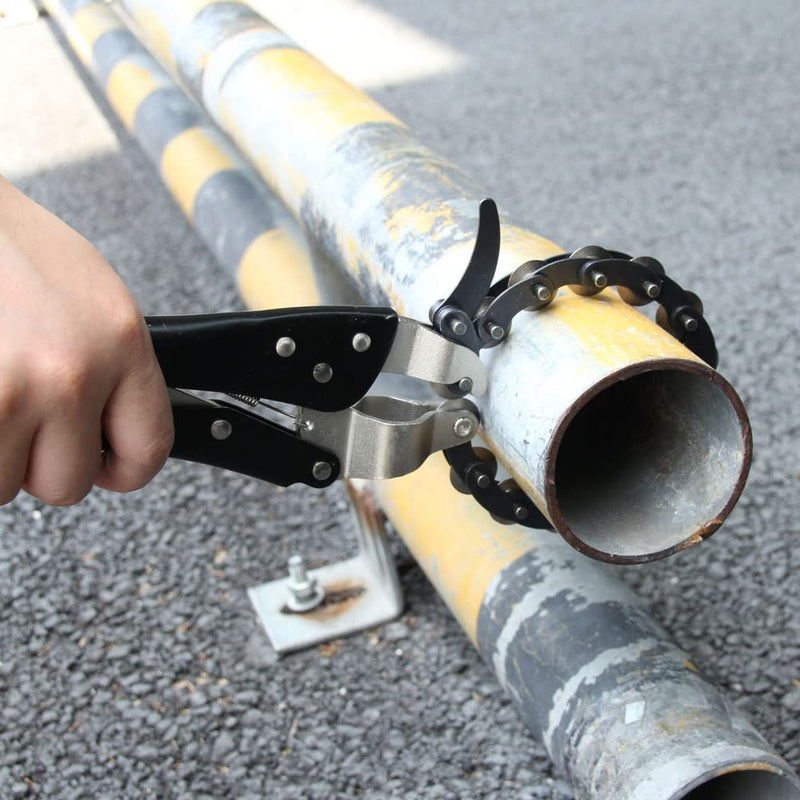 MacWork Exhaust Pipe Cutter, 0.6" to 3.3" Tailpipe Cutter, Chain Exhaust Cutter, Rolling Blade Design for Easy Cutting - Can Be Used as PVC Cutter or Copper Pipe Cutter