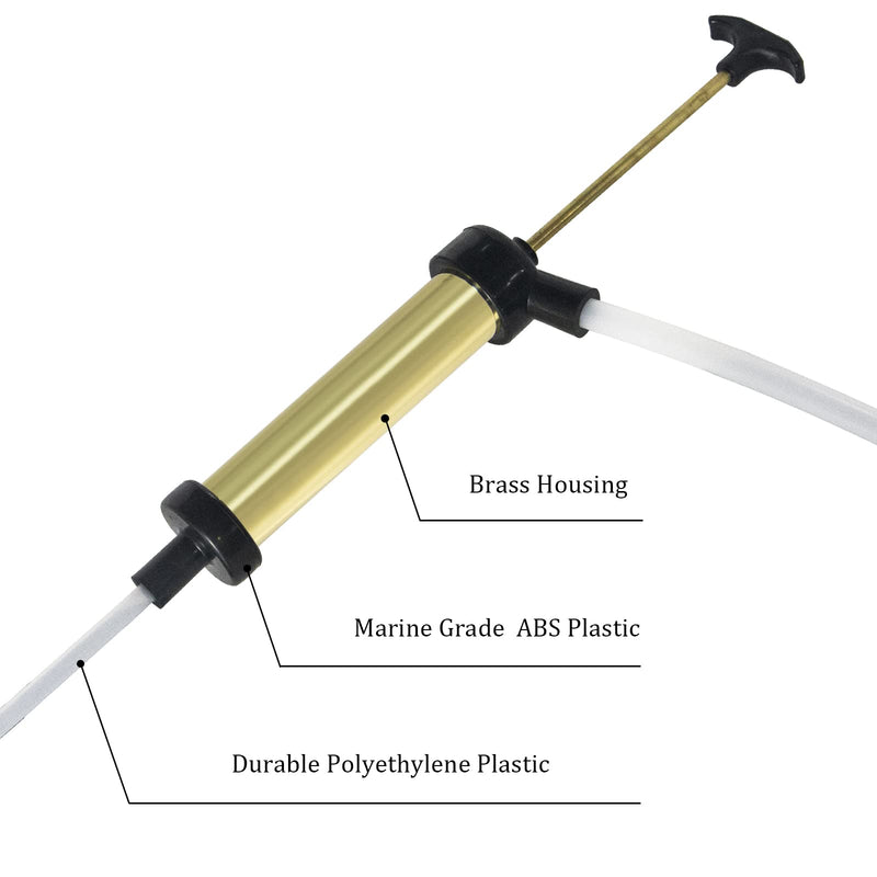 Marine Boat Oil Change Extractor Pump Manual Brass 9 Inches