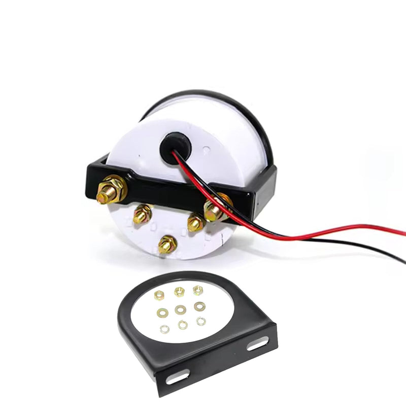 2" 52mm Fuel Level Gauge, 12V Fuel Tank Meter White LED with E-1/2-F Pointer for Car/Boat/Truck/Motorcycle