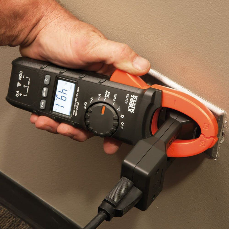 Klein Tools 69409 Line Splitter for Clamp Meter, Measures up to 15A Current Draw, 10x Measurement, Designed for North American Outlets Handheld