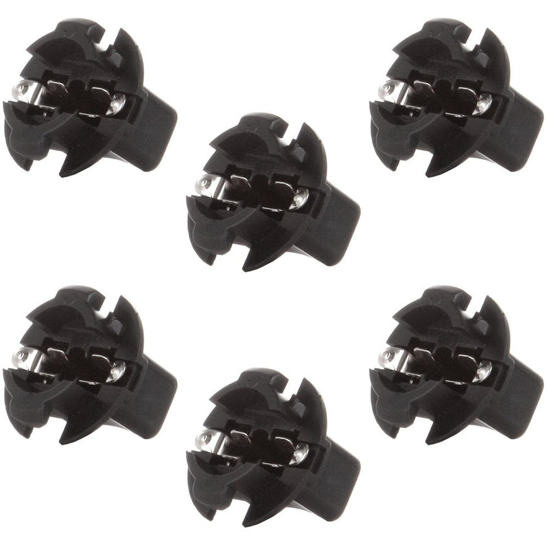 cciyu 20x Black 5/8" Twist In Instrument Panel Dashboard Gauge Bulbs 194 168 T10 Wedge socket Replacement fit for 194/168(T3-1/4) type Miniature Wedge Base bulbs