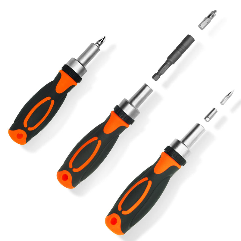 Ratcheting Screwdriver Set Screwdriver 42 in 1 Ratchet Wrench Set, With Rotatable Ratchet Handles ＆ Storage Case, Household Repair Tool Kits for Bike 42pcs Ratchet Screwdriver