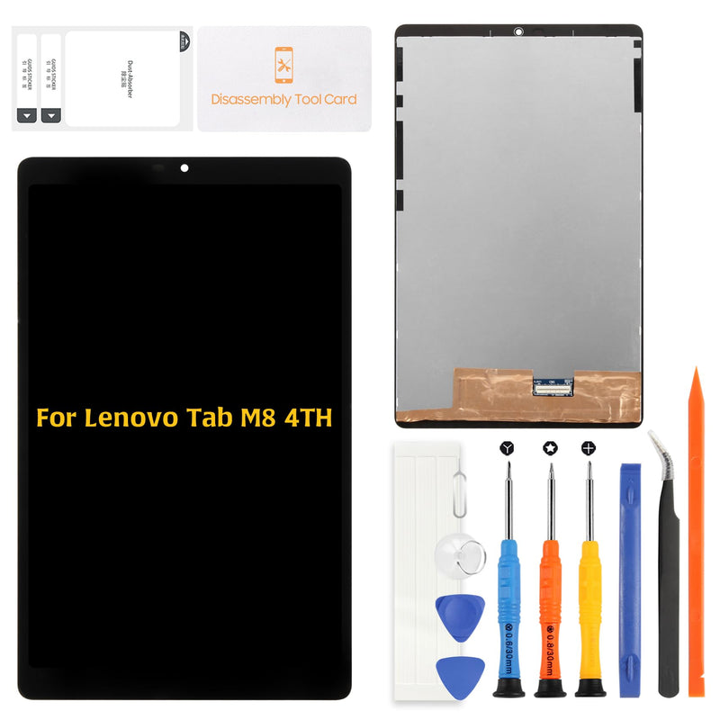 Original for Lenovo Tab M8 4th Gen TB-300FU Screen Replacement 8.0" Black IPS Display Assembly 2023 Touch Digitizer TB-300XU with Repair Tools