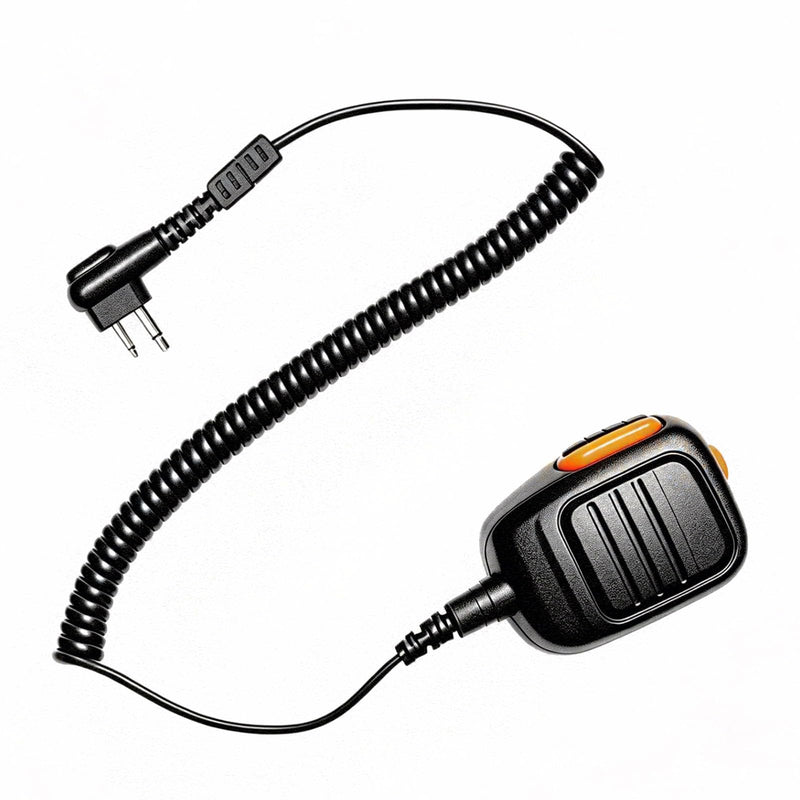 Upgrade Shoulder Speaker Mic for Motorola CLS1410 with 2 PPT Buttons | XTN GTX RDX CP200 PR400 CT250 with Loud Clear Audio & 360° Swivel Clip for Two Way Radio
