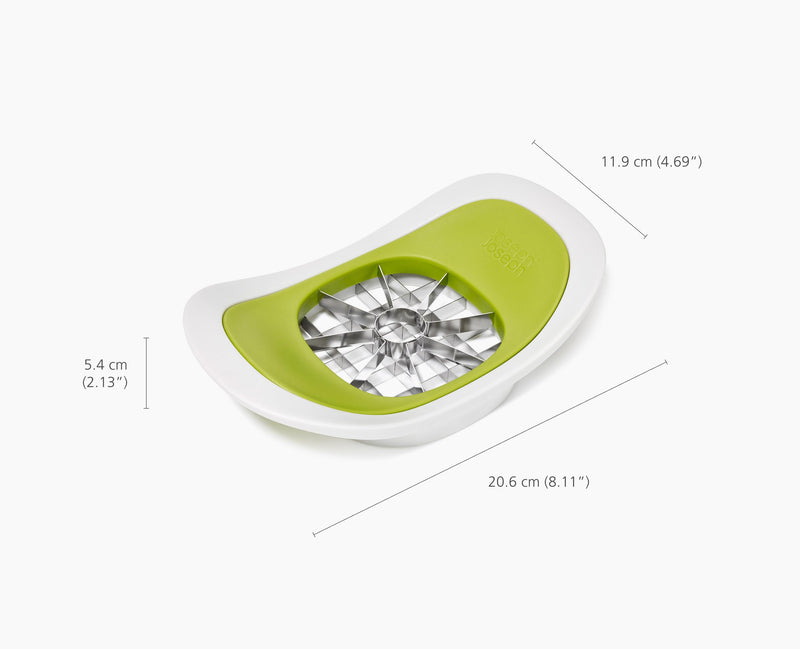 Joseph Joseph Nest Press 2-in-1 Apple Corer & Divider and Potato Chipper, Stainless Steel blades, BPA free, Dishwasher safe