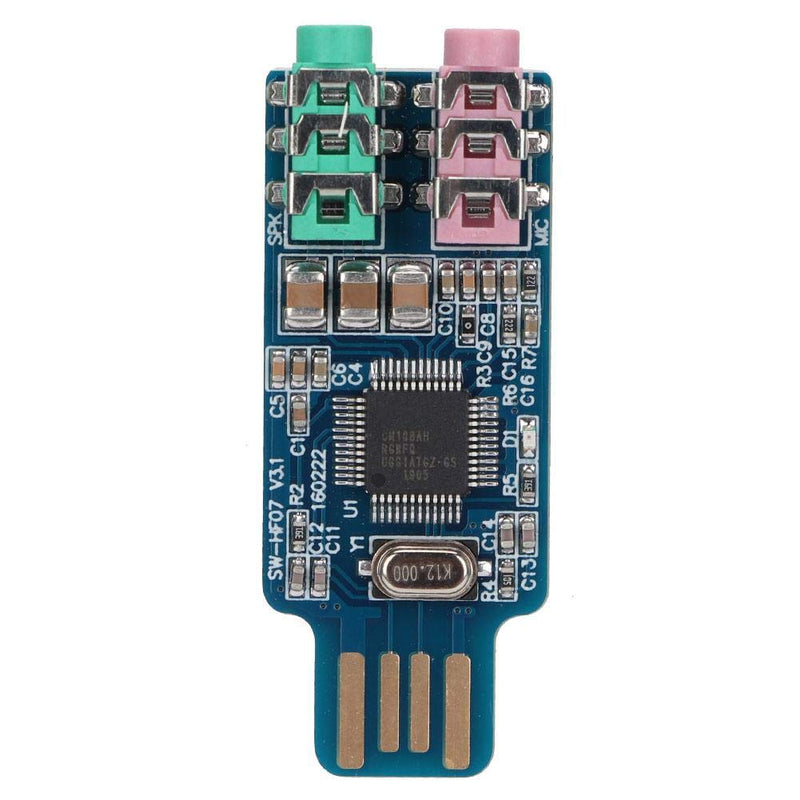 YWBL-WH External USB Audio Card Driver USB Sound Card External Audio CM108 for Computer Laptop WIN2000,WINXP,