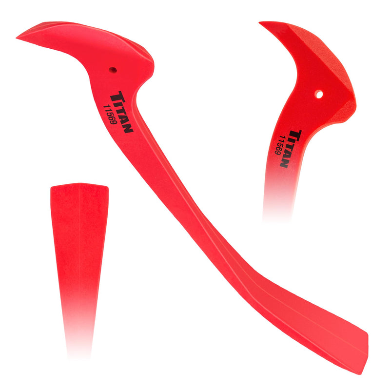 Titan 11568 2-Piece Combination Wedge and Pry Hook Set 2pc Non-marring Wedge and Pry Hook