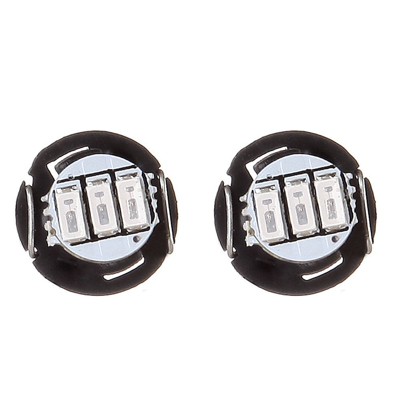 cciyu 20 Pack T4/T4.2 Green Neo Wedge 3LED A/C Light Bulbs Replacement For Indicator Light Instrument Panel Light