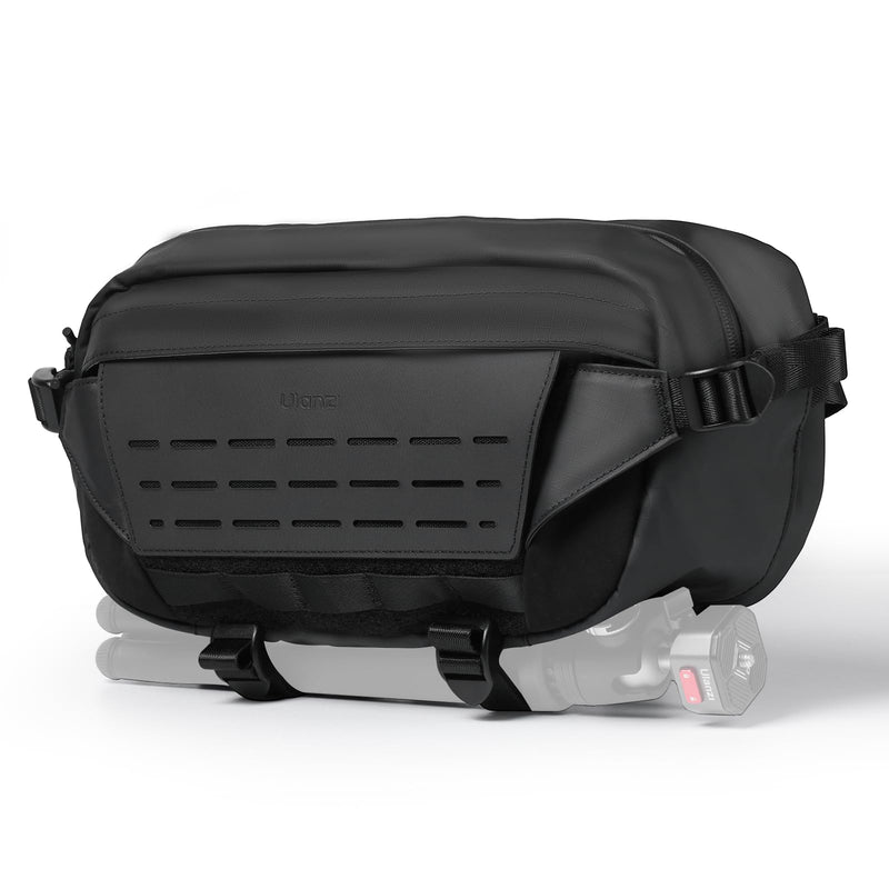 ULANZI 9L Camera Sling Bag, Water-Resistant Camera Case with Tripod Holder | DSLR/SLR/Mirrorless Camera Bags Crossbody for Photographers Video Photo Live Pov Vlog Photography Accessories- Black Black 9L
