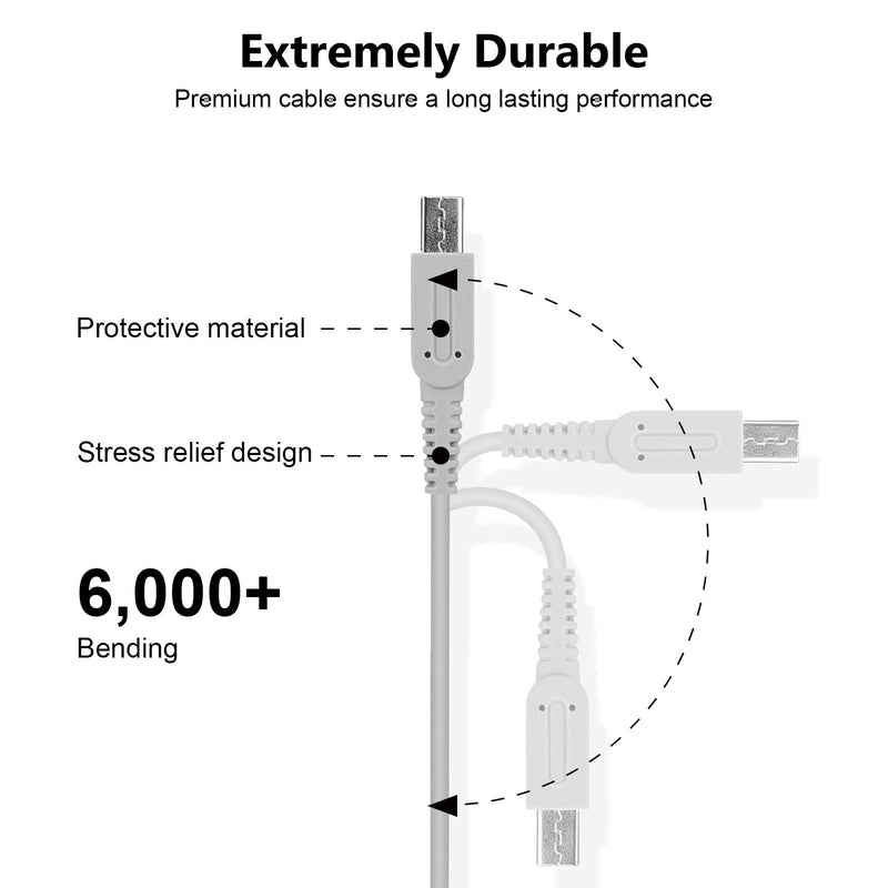 3DS Charger Compatible with Nintendo 3DS/ DSi/DSi XL/ 2DS/ 2DS XL/New 3DS 100-240V Wall Plug Adapter