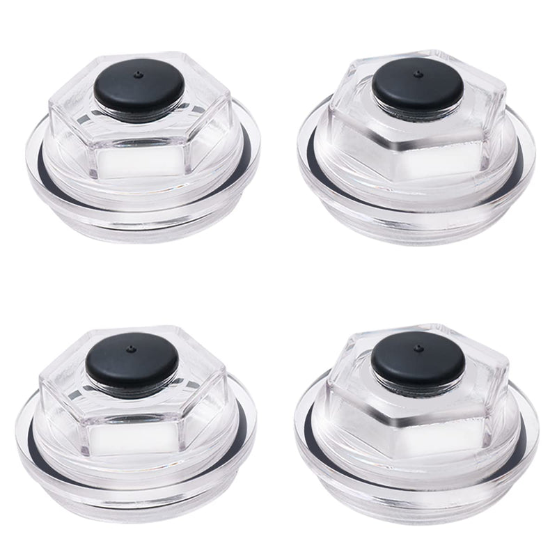 2PCS Oil Bath Dust Caps, K71-038-00,For Dexter 6k-8K 8-218, 8-219, 8-232 General Duty Axles Built 1989 and older, for Dexter 6K 7K 8K 2.75" Threads Trailer Axle Plastic Cover 21-35 23-29 Oil Caps (2)